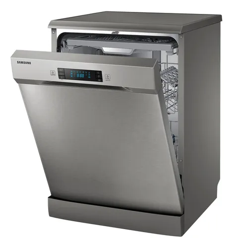Lavavajillas Samsung Dw60m6050fs 14 cubiertos 7 programas gris