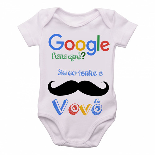 Body Infantil Roupa Bebê Nenê Google Para Que Vovô Pesquisa