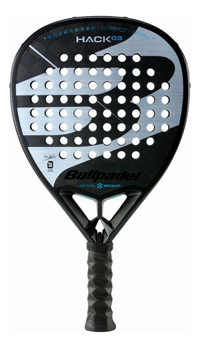 Paleta De Pádel Hack 03 23 Bullpadel- Negro- Prestigio