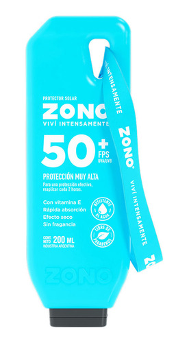 Zono Protector Solar Rápida Absorción Fps 50 200 Ml