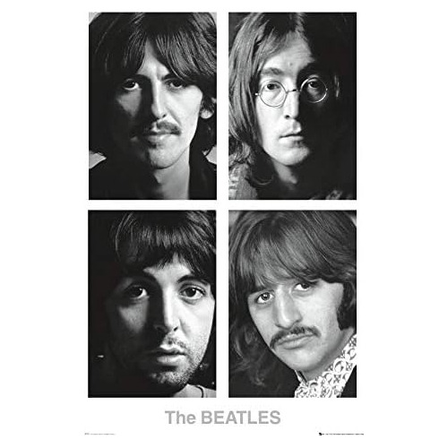 Póster De Pared Del Álbum Blanco De The Beatles, 24  ...