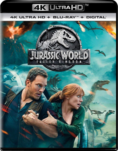 4k Ultra Hd + Blu-ray Jurassic World Fallen Kingdom
