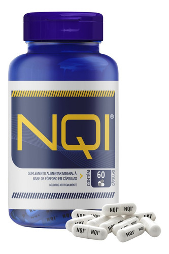 Nqi 60 Cápsulas Gauer Do Brasil Sabor Sem Sabor