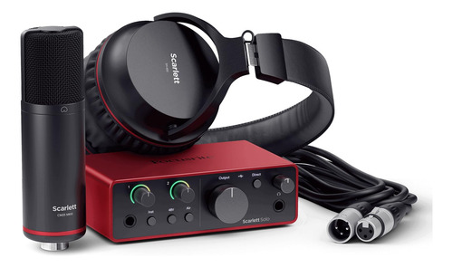 Focusrite Scarlett Solo Studio 4th Gen Usb Interface Bundle