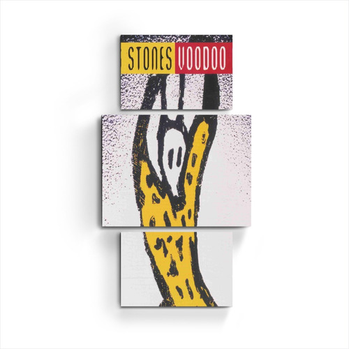 Cuadros Tripticos The Rolling Stones Voodoo Lounge Deco