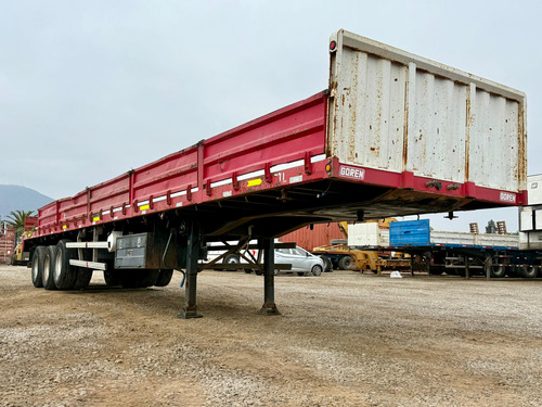 2021 Semiremolque Goren Rampla Plana Con Barandas - 13.5m