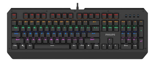 Teclado Mecanico Gamer Usb Philips Spk8413