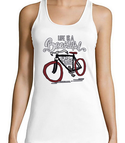 Musculosa Life Is A Beautiful Ride Bicicle