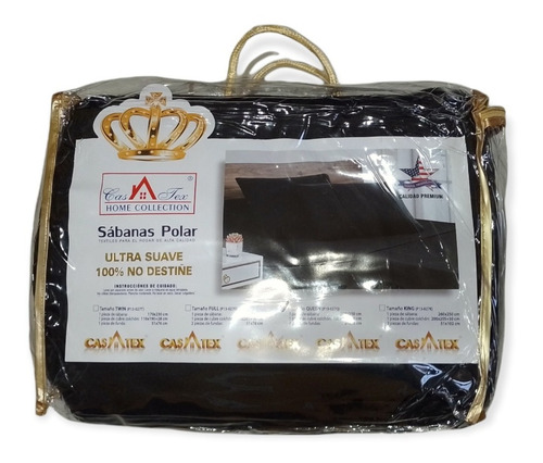 Imagen 6 de 9 de Sabanas De 3 Plazas King - Marca Casatex De Polar