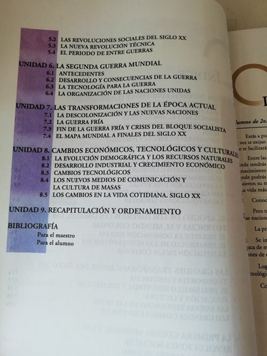 Historia Universal 2 Gregorio Miranda Navarrete Janet (Usado)