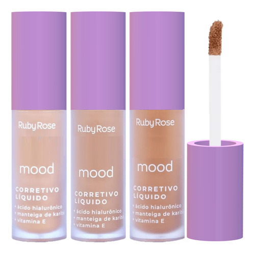 06 Corretivo Liquido Mood Hb910 G2 Ruby Rose Atacado Sj