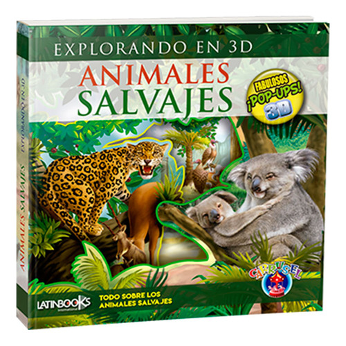 Libro Explorando En 3d: Animales Salvajes