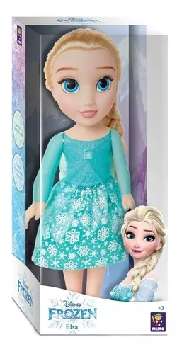 Boneca Elsa Rainha Da Neve Articulada 37 Cm Frozen 2 - Mimo