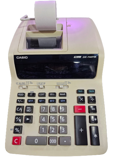 Calculadora Casio De 14 Dígitos, Modelo Dr-14otm (usada) 