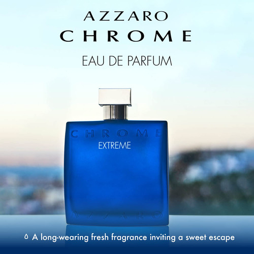 Perfume Azzaro Chrome Extreme Eau De Parfum Para Hombre, 100