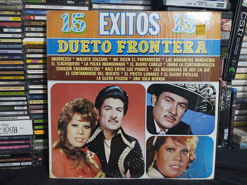 Dueto Frontera 15 Éxitos Vinilo Lp Acetato Vinyl 1