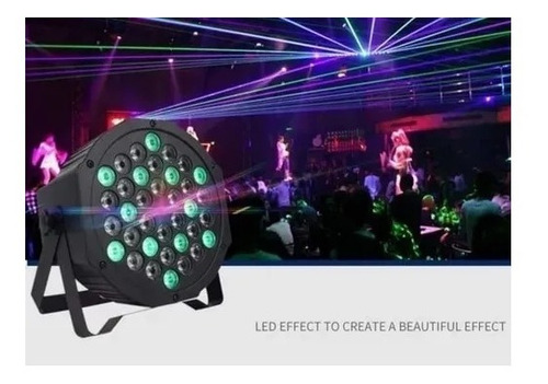 Foco Luces Proyector 36 Led Rgb Dmx Audio Ritmico Disco