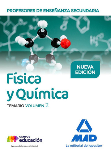 Pes Fisica Y Quimica Temario Volumen 2 - Vv.aa.