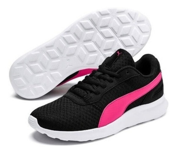 tenis puma negro mujer