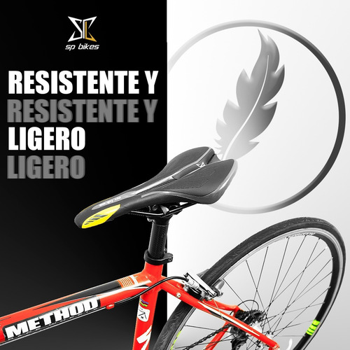 Imagen 8 de 8 de Asiento Ergonómico Para Bicicleta Vzr Cafe/negro