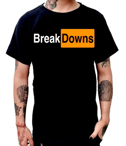 Playera Breakdowns Brutal Deathcore Metal Hardcore Metalcor 