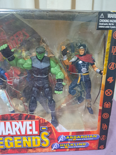 Marvel Legends Young Avengers Box Set Patriot Hukling Asgard (Usado)