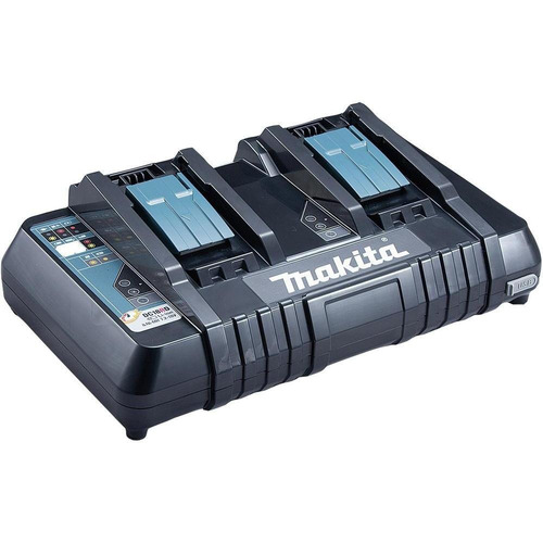 Cargador De Dos Baterias 18v Makita  Simultaneo Dc18rd