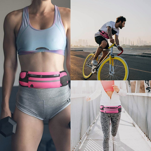 Imagen 6 de 10 de Cangurera Deportiva Impermeable,ideal Para Celular/audífonos
