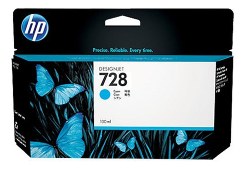 Tinta Hp F9j67a (728) 130ml Cyan