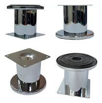 Comprar Patas Para Box Tarima Cromados Pack X 4 Und. 100% Calidad