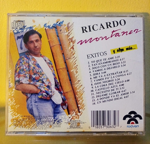 Cd Ricardo Montaner Exitos Y Algo Mas (Usado)