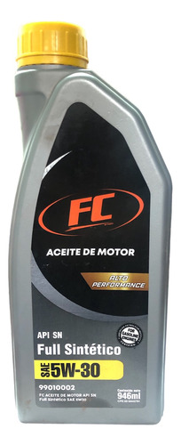 Afs5w30 Aceite 5w30 Full Sintetico 5w30 Litro  Peugeot