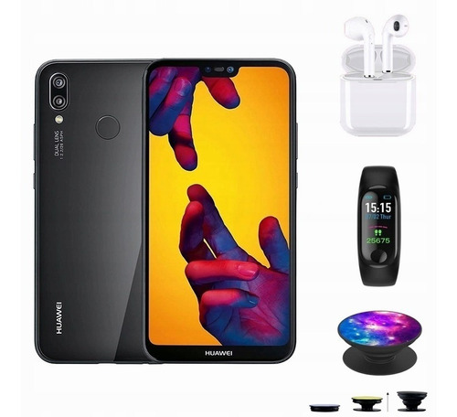 Smartfon Huawei P20 Lite Dual Sim 128 Gb Negro Oscuro 4 Gb R