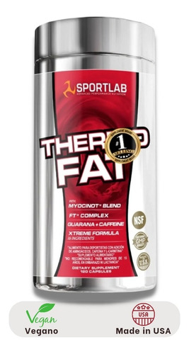 Thermo Fat Potente Quemador De Grasa (120 Caps) Sportlab