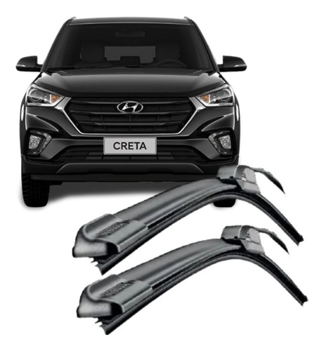 Par Palheta Limpador Parabrisa Hyundai Creta 18 19 20 21 22