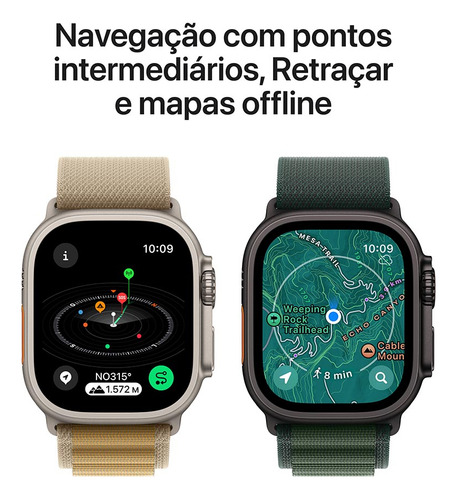 Apple Watch Ultra 2 Gps + Cellular Dark Green 49mm Titânio