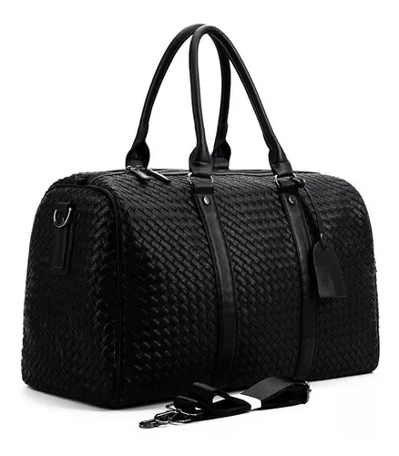Bolso De Viaje Mano En Piel Elegante Maleta Hombre Gym Env o gratis