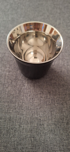 1 Xícara Pixie Preta Para Espresso 30ml Da Nespresso Preto Liso