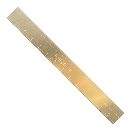 Régua Magnética Wer Memory Keepers Ouro Magnetic Ruler Gold Cor Dourado