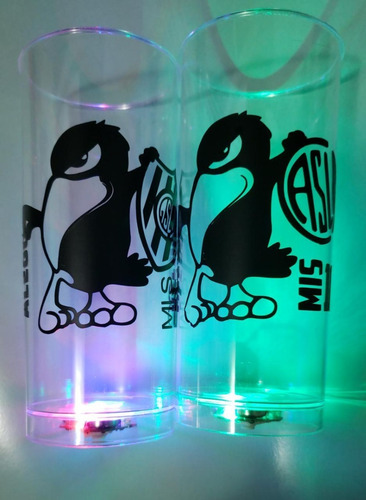 Vasos Luminosos Multicolor Personalizados X50 U Vasos Led