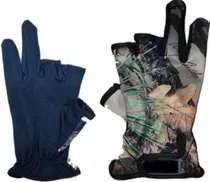 Comprar Guantes Red Fish Camuflados Palma Engomada Dedos Cortados