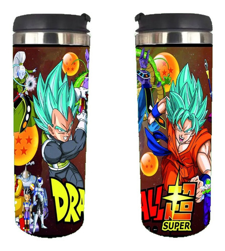 Termo Dragon Ball Super Se Puede Personalizar Con Tu Nombre