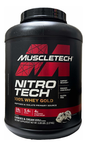 Nitro Tech 100% Whey 5.5lb - Muscletech