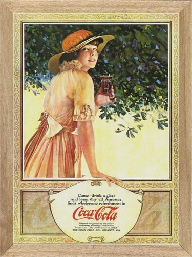 Coca Cola , Cuadro , Gaseosa, Publicidad , Poster       X512