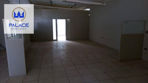 Salão Para Alugar, 152 M² Por R$ 1.700,00/mês - Vila Monteiro - Piracicaba/sp - Sl0137