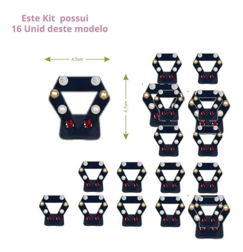 Imagem 7 de 7 de Expositor Bustos Anel Colar Tornozeleira Brincos Kit 24pç