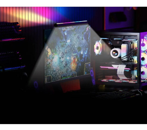 Barra De Luz Primus Nimbus2l Para Monitor Dual Con Control