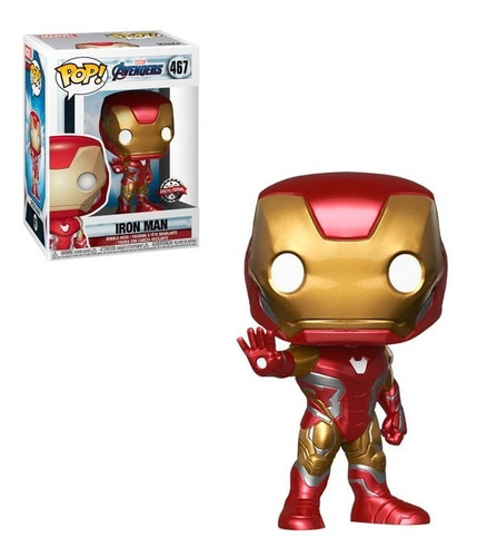 Funko Pop Iron Man Avengers #467 End Game Special Edition 