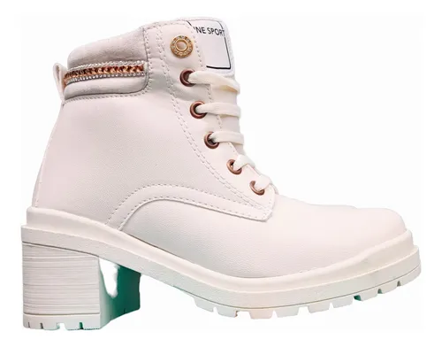 Hermosas Botas Blancas Con Pedreria Kiss Kouture Mujer