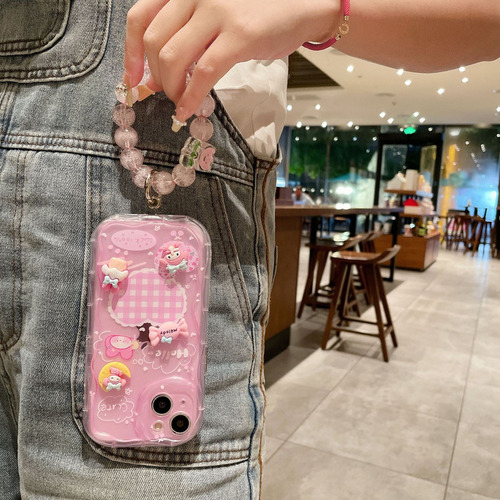 Capa Hello Kitty 3d Para iPhone 13 14 14 15